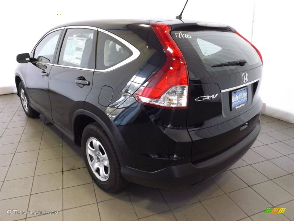 2014 CR-V LX - Crystal Black Pearl / Black photo #6