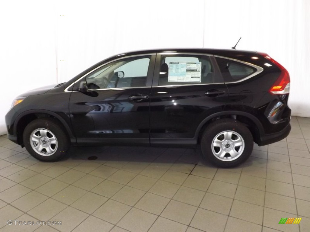 2014 CR-V LX - Crystal Black Pearl / Black photo #8