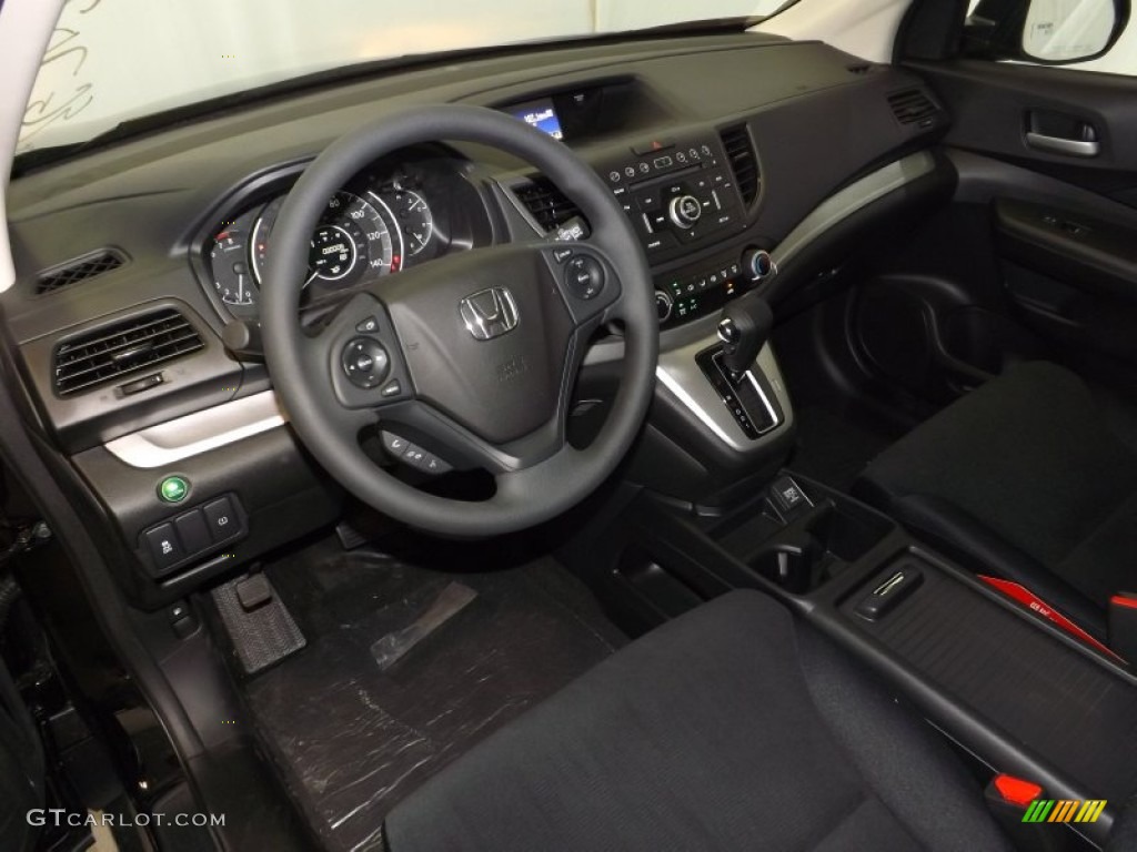 2014 CR-V LX - Crystal Black Pearl / Black photo #11