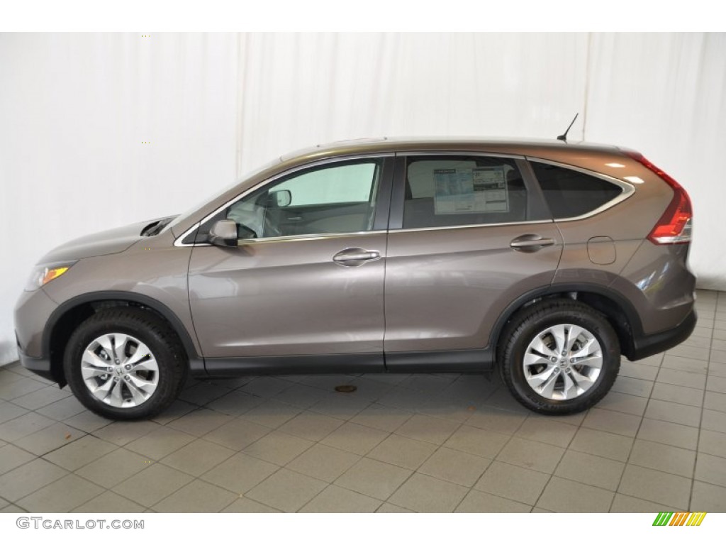 2014 CR-V EX - Urban Titanium Metallic / Beige photo #8