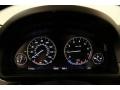 2013 BMW 5 Series Oyster/Black Interior Gauges Photo