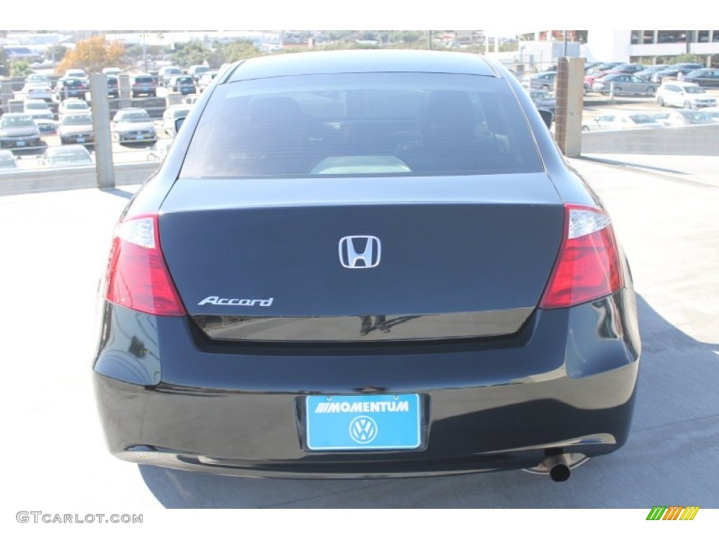 2009 Accord EX Coupe - Crystal Black Pearl / Black photo #8