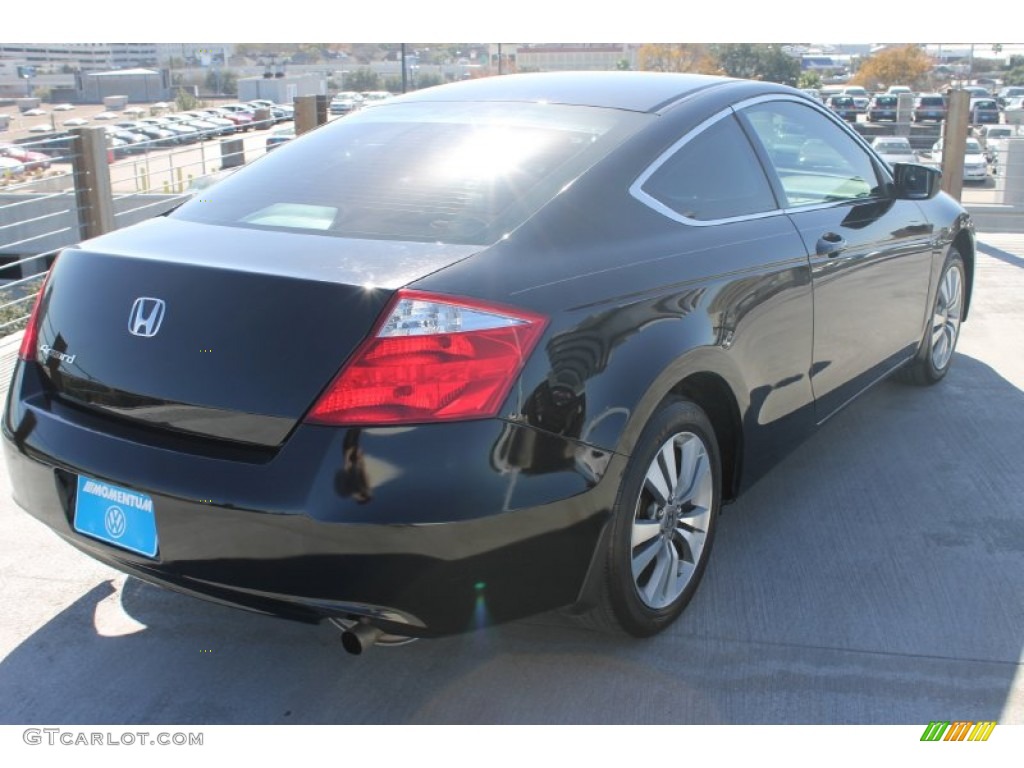 2009 Accord EX Coupe - Crystal Black Pearl / Black photo #9
