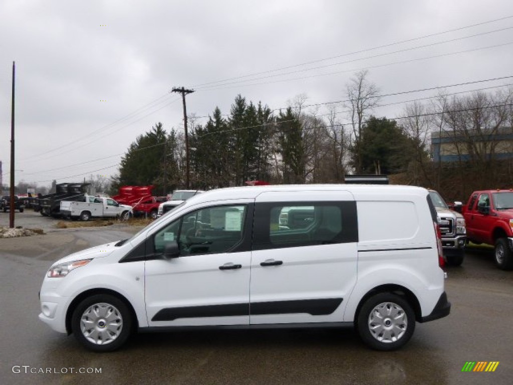 Frozen White 2014 Ford Transit Connect XLT Van Exterior Photo #89696070