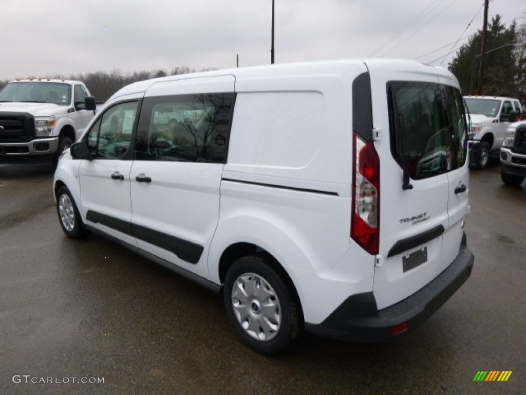 Frozen White 2014 Ford Transit Connect XLT Van Exterior Photo #89696088