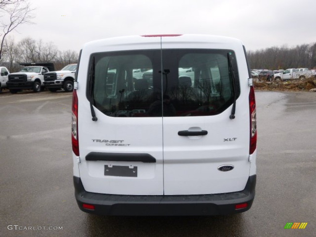 Frozen White 2014 Ford Transit Connect XLT Van Exterior Photo #89696111