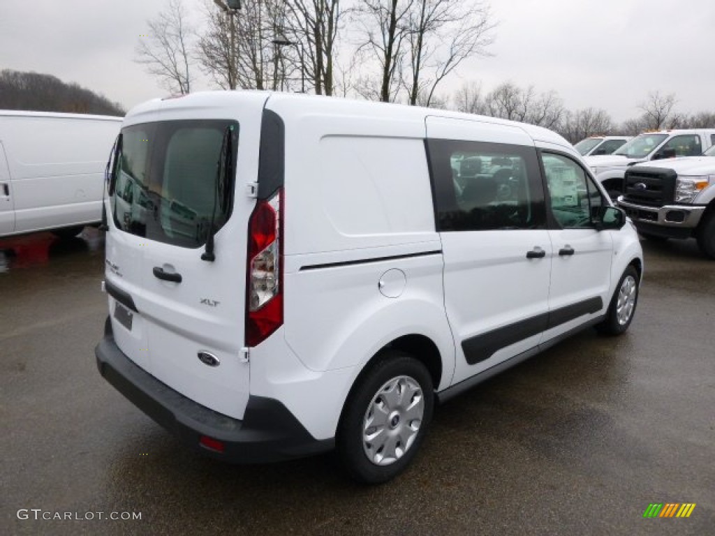 Frozen White 2014 Ford Transit Connect XLT Van Exterior Photo #89696133