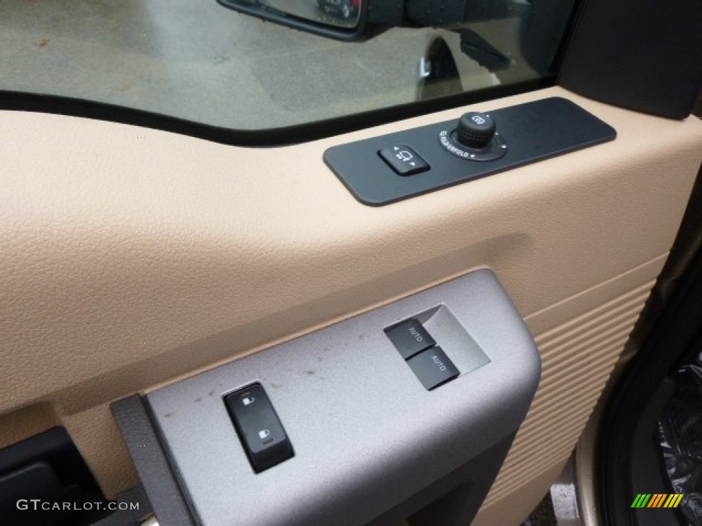 2014 F250 Super Duty XLT SuperCab 4x4 - Pale Adobe Metallic / Adobe photo #15