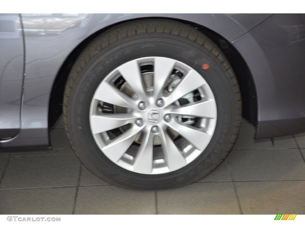 2014 Accord EX-L Sedan - Modern Steel Metallic / Gray photo #3