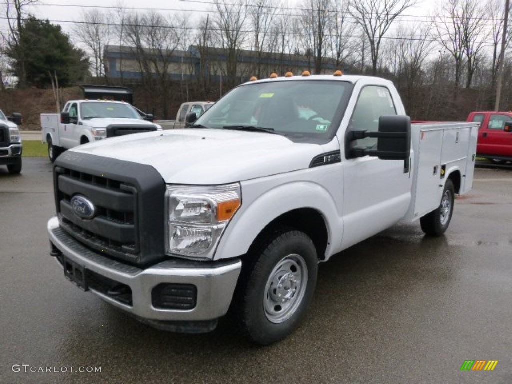 2014 F250 Super Duty XL Regular Cab - Oxford White / Steel photo #4