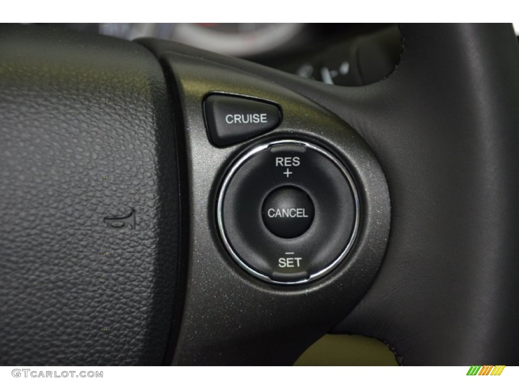 2014 Accord EX-L Sedan - Modern Steel Metallic / Gray photo #25