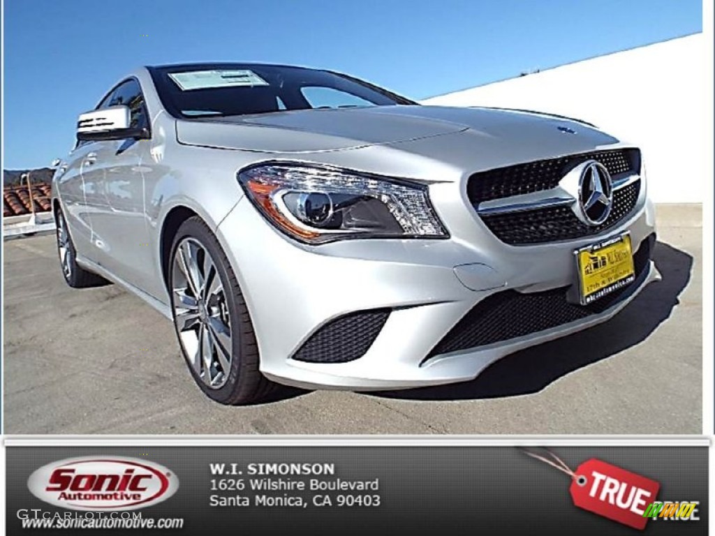 2014 CLA 250 - Polar Silver Metallic / Black photo #1