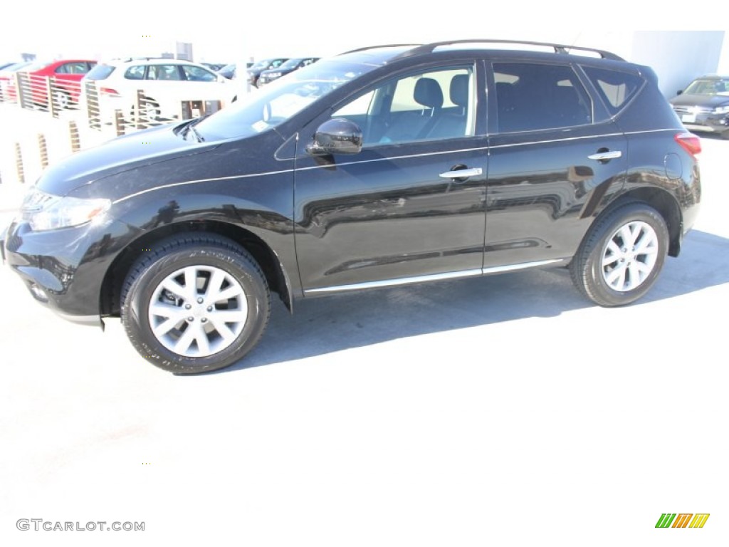 2011 Murano SL - Super Black / Beige photo #5