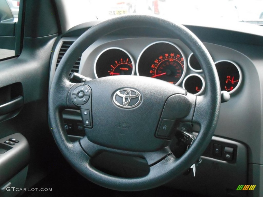 2011 Tundra TRD CrewMax 4x4 - Black / Graphite Gray photo #13