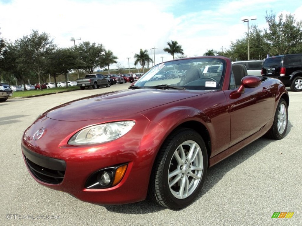 2009 MX-5 Miata Sport Roadster - Copper Red Mica / Black photo #12