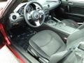 Black 2009 Mazda MX-5 Miata Sport Roadster Interior Color