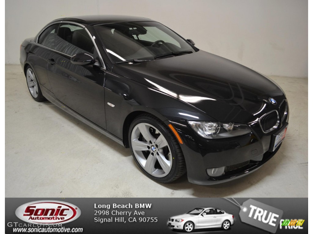 2009 3 Series 335i Convertible - Jet Black / Black photo #1