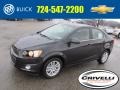 2014 Black Granite Metallic Chevrolet Sonic LT Sedan  photo #1