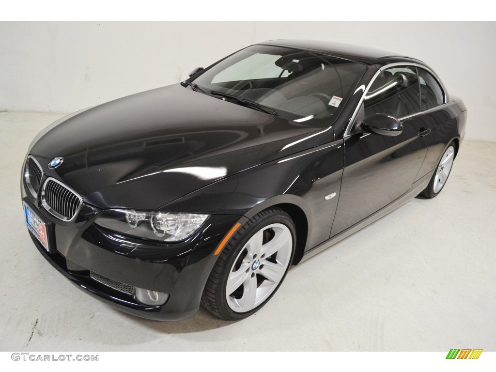 2009 3 Series 335i Convertible - Jet Black / Black photo #8