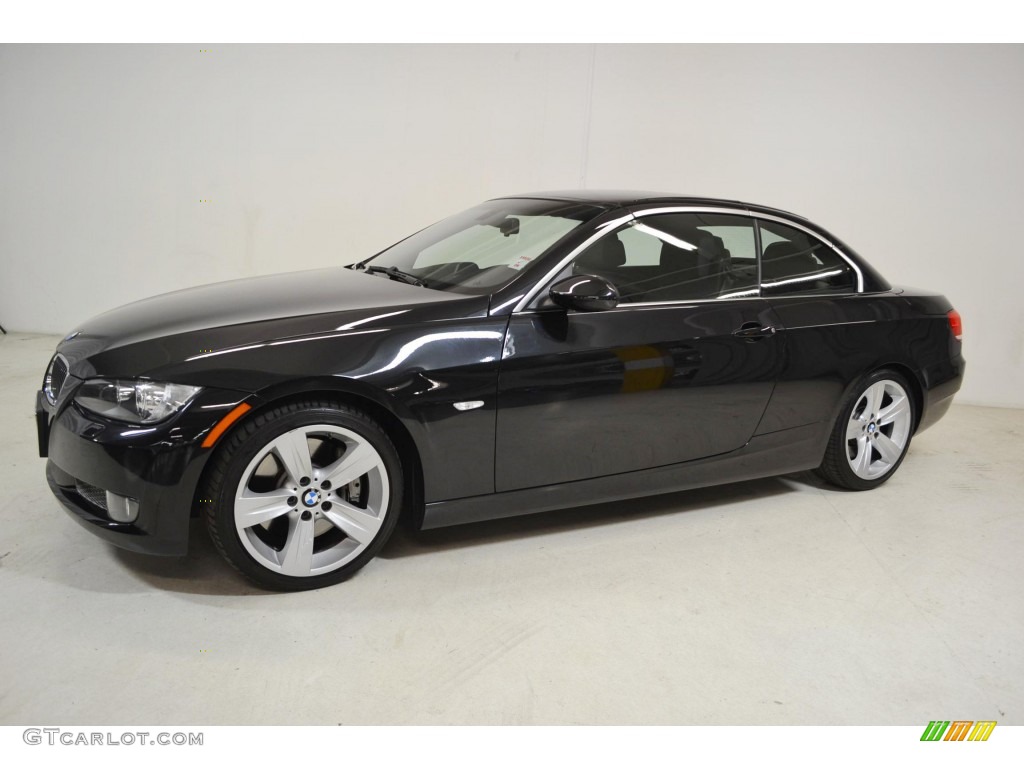 2009 3 Series 335i Convertible - Jet Black / Black photo #9