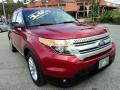 2012 Red Candy Metallic Ford Explorer XLT  photo #2