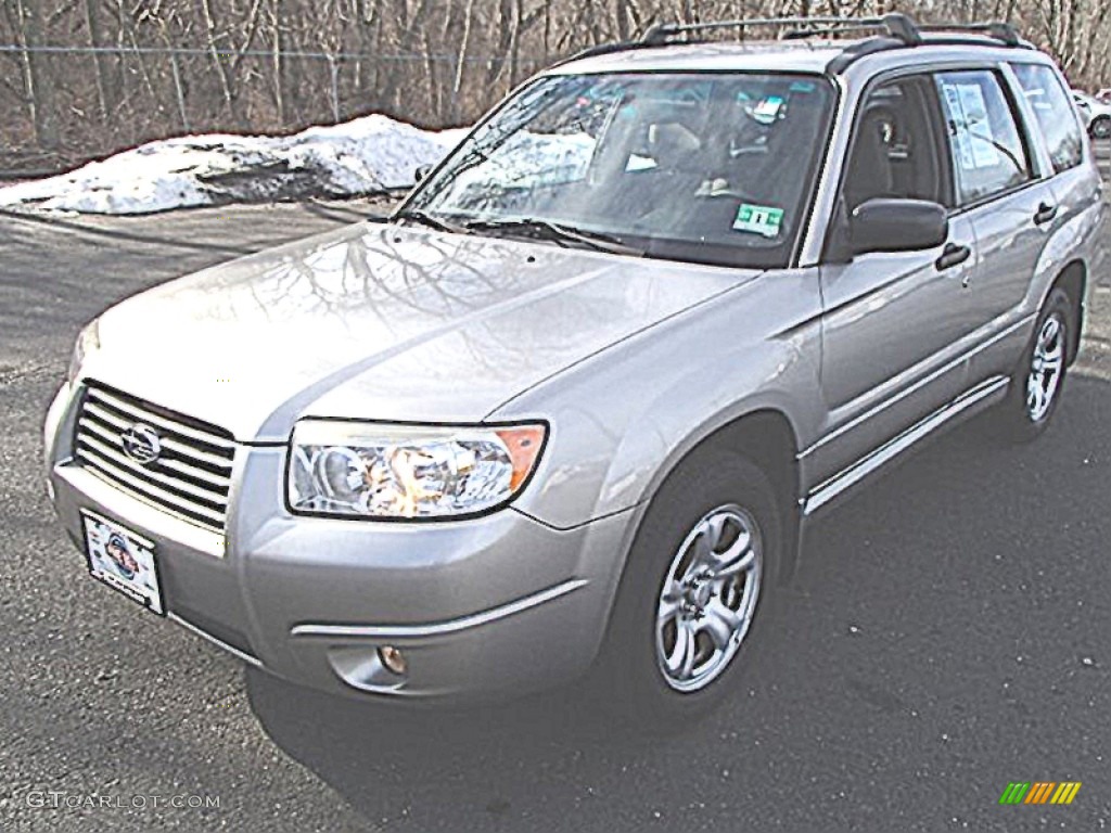 2007 Forester 2.5 X - Crystal Gray Metallic / Graphite Gray photo #1