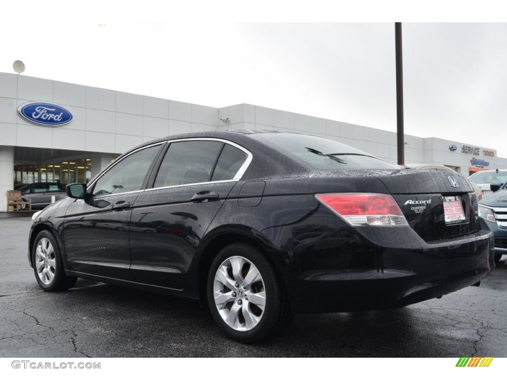 2008 Accord EX Sedan - Nighthawk Black Pearl / Black photo #30