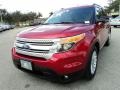 2012 Red Candy Metallic Ford Explorer XLT  photo #14