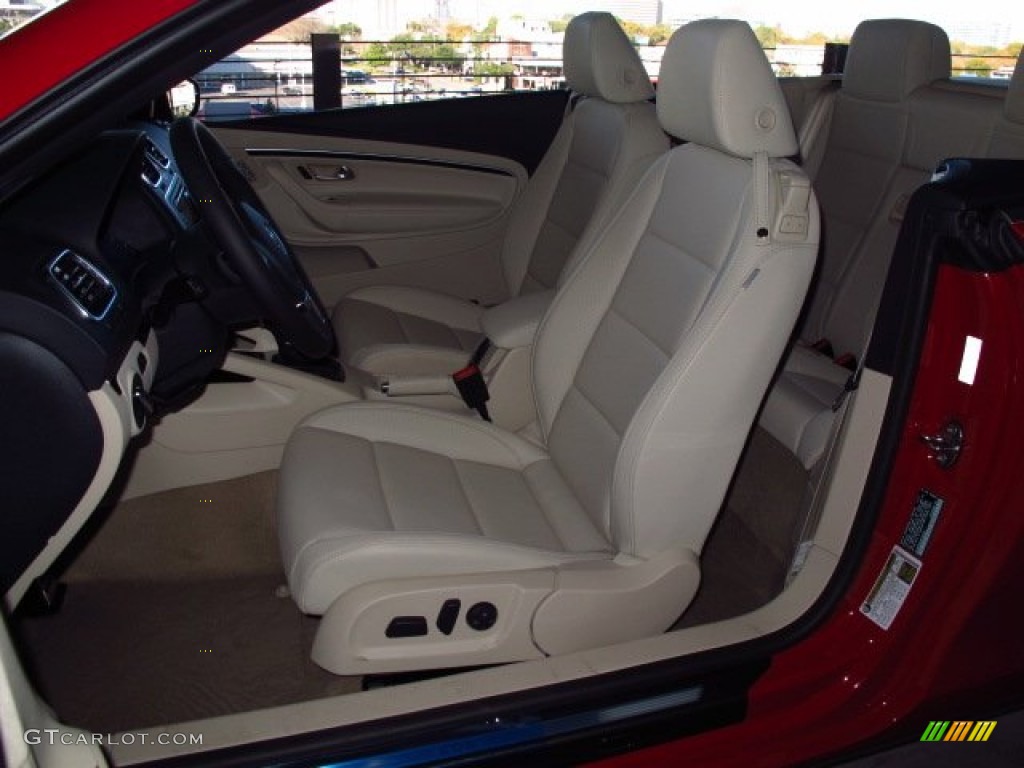 Cornsilk Beige Interior 2014 Volkswagen Eos Sport Photo #89702682