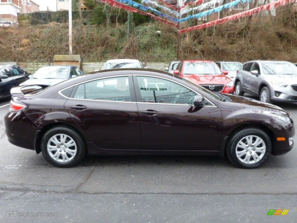 2010 MAZDA6 i Sport Sedan - Black Cherry Metallic / Black photo #13