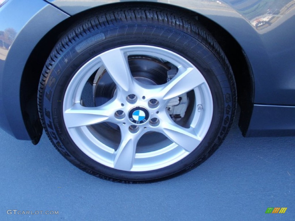 2013 1 Series 128i Convertible - Space Gray Metallic / Coral Red photo #10