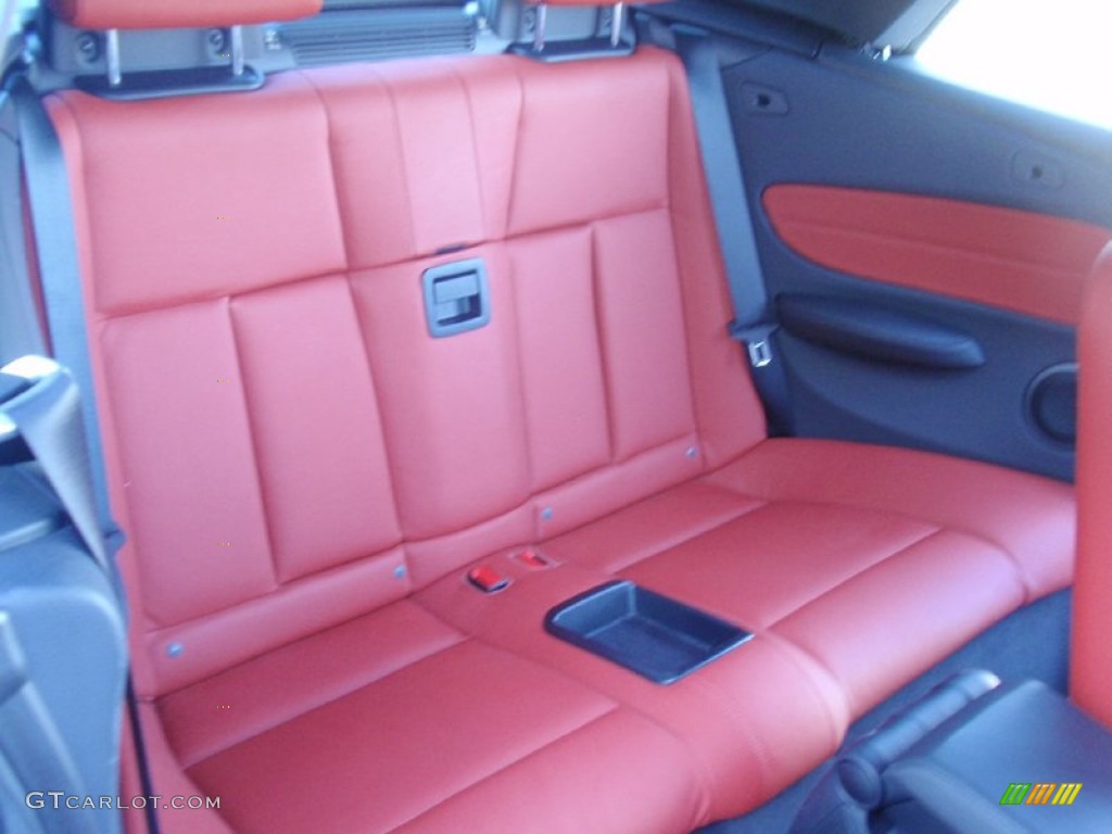 2013 1 Series 128i Convertible - Space Gray Metallic / Coral Red photo #23
