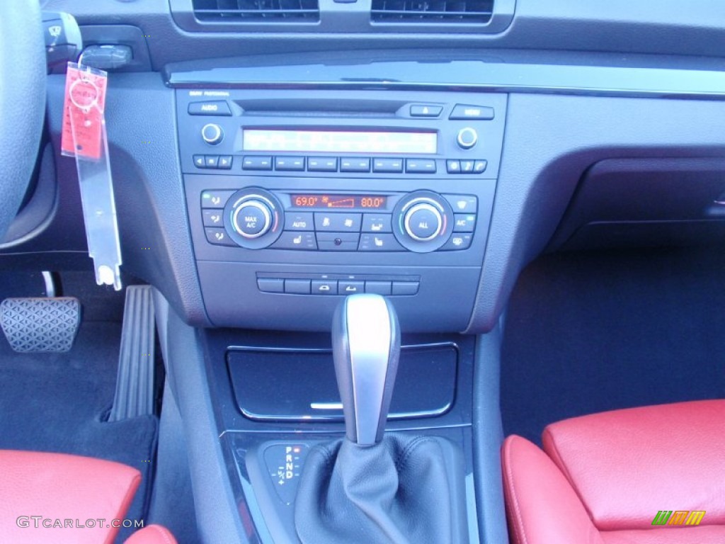 2013 1 Series 128i Convertible - Space Gray Metallic / Coral Red photo #31