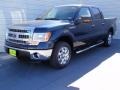 2014 Blue Jeans Ford F150 XLT SuperCrew  photo #7