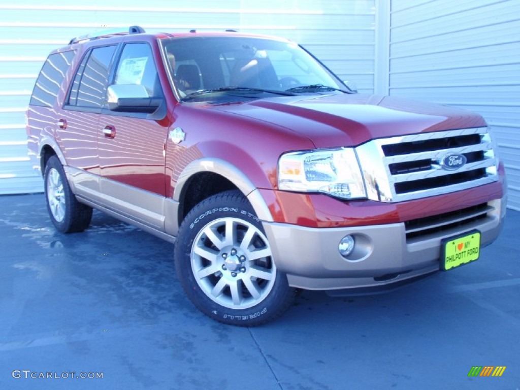 2014 Expedition King Ranch - Ruby Red / King Ranch Red (Chaparral) photo #1