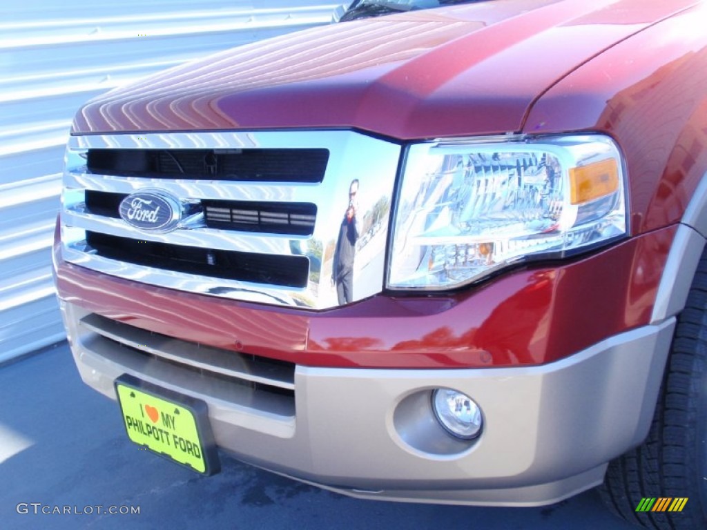 2014 Expedition King Ranch - Ruby Red / King Ranch Red (Chaparral) photo #10