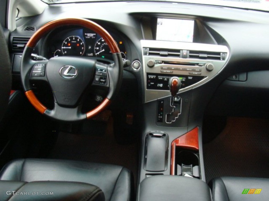 2012 Lexus RX 350 AWD Black Dashboard Photo #89713446