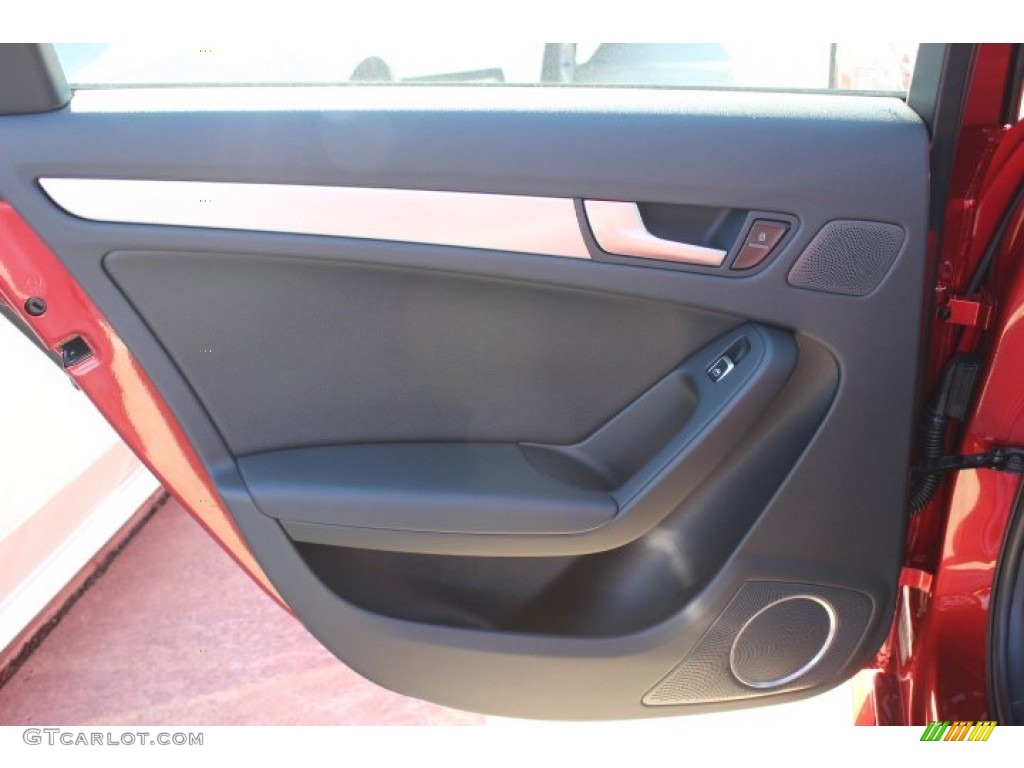 2014 A4 2.0T quattro Sedan - Volcano Red Metallic / Black photo #26