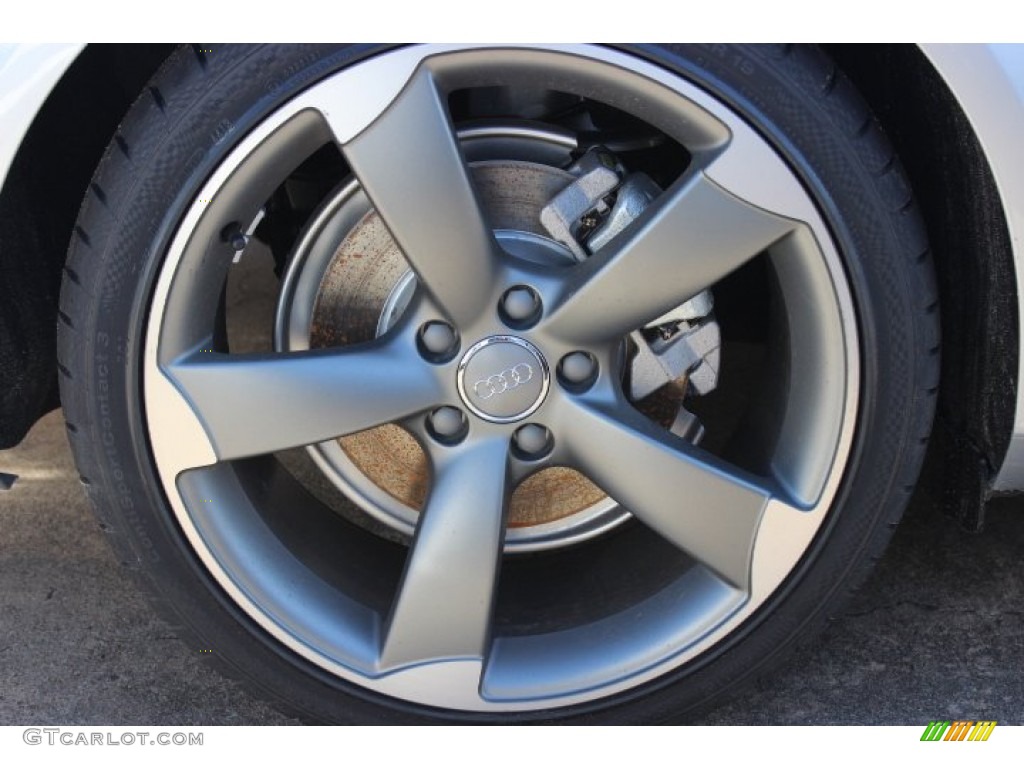 2014 A4 2.0T quattro Sedan - Ice Silver Metallic / Chestnut Brown/Black photo #6