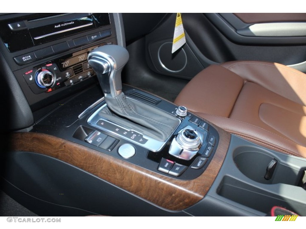 2014 A4 2.0T quattro Sedan - Ice Silver Metallic / Chestnut Brown/Black photo #13