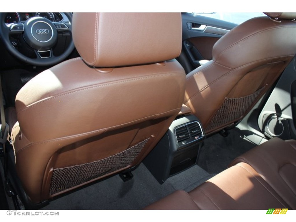 2014 A4 2.0T quattro Sedan - Ice Silver Metallic / Chestnut Brown/Black photo #24