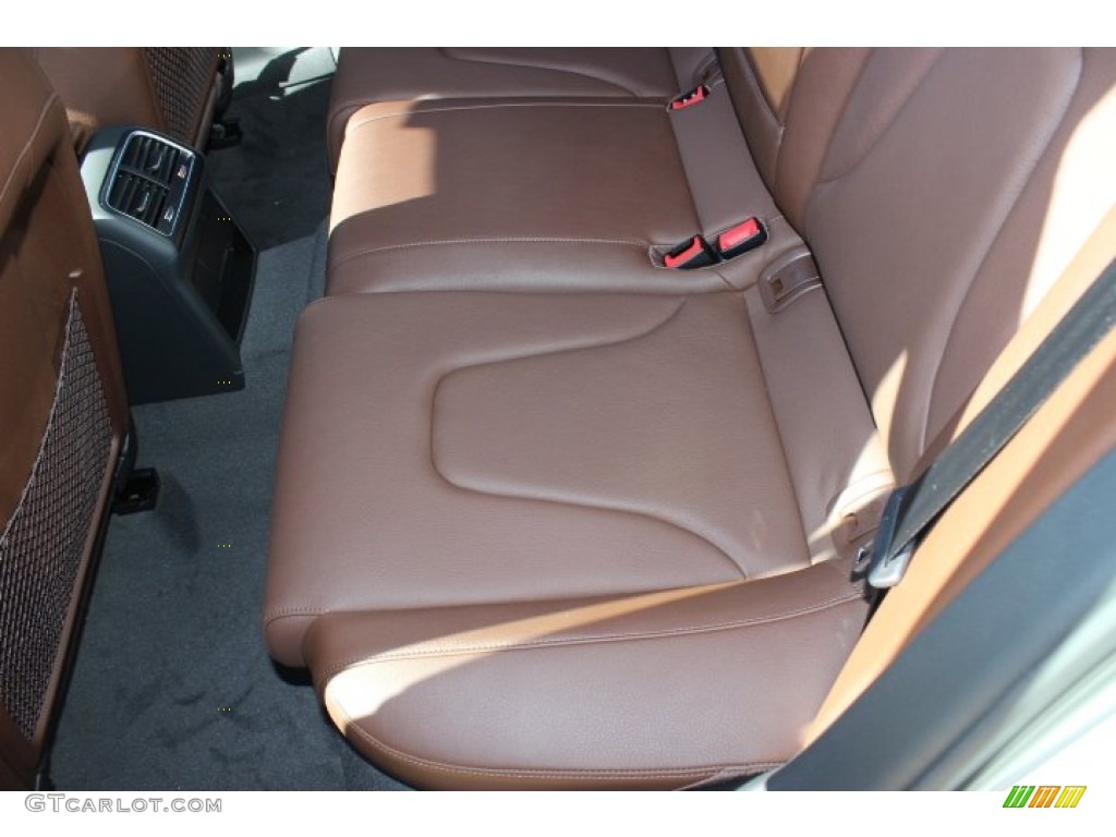 2014 A4 2.0T quattro Sedan - Ice Silver Metallic / Chestnut Brown/Black photo #25