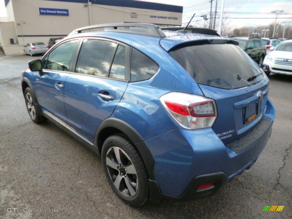 2014 XV Crosstrek Hybrid Touring - Quartz Blue Pearl / Ivory photo #5