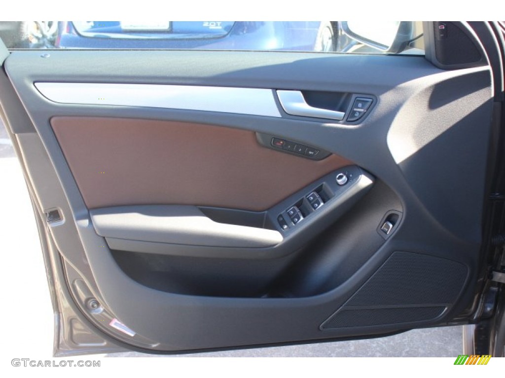 2014 A4 2.0T quattro Sedan - Dakota Grey Metallic / Chestnut Brown/Black photo #8