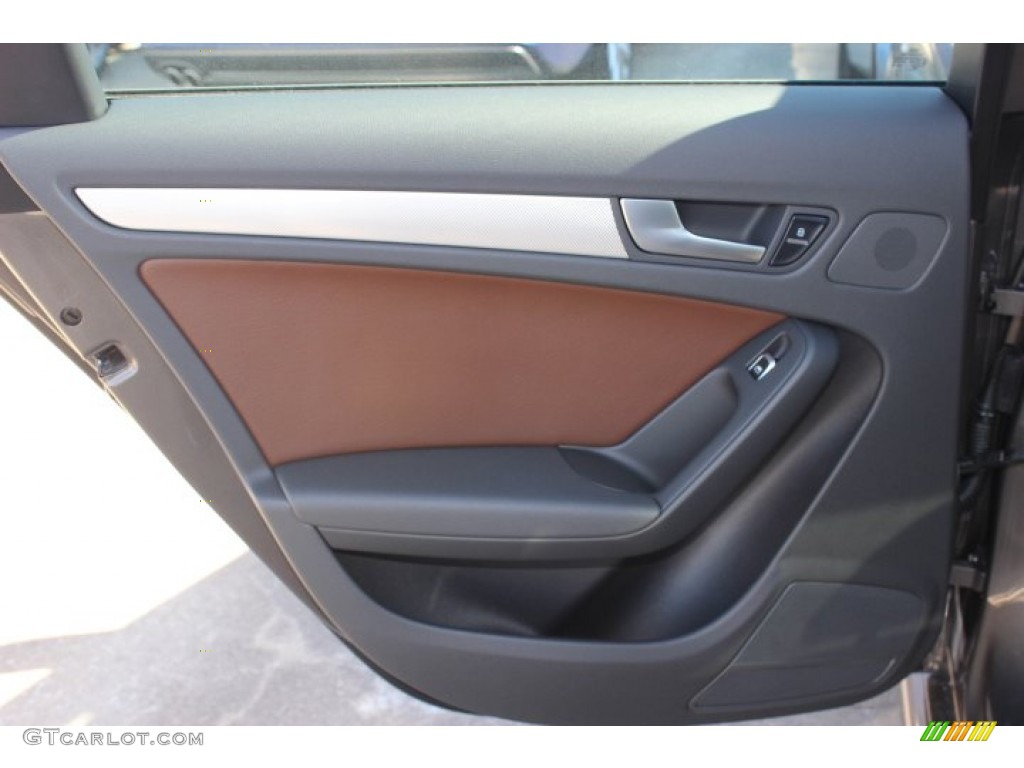 2014 A4 2.0T quattro Sedan - Dakota Grey Metallic / Chestnut Brown/Black photo #22
