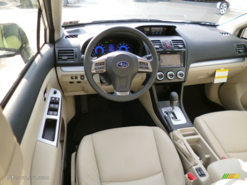 2014 Subaru XV Crosstrek Hybrid Touring Ivory Dashboard Photo #89716621