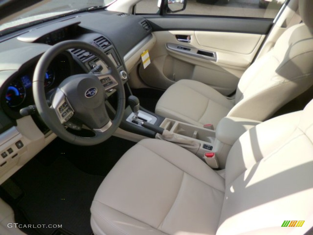 Ivory Interior 2014 Subaru XV Crosstrek Hybrid Touring Photo #89716666