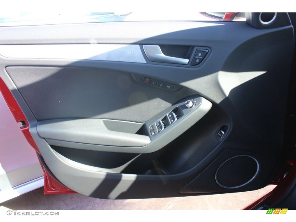 2014 A4 2.0T quattro Sedan - Volcano Red Metallic / Black photo #8