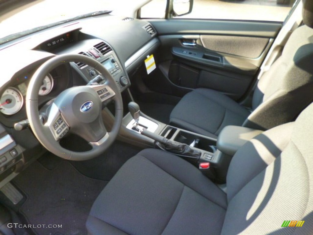 Black Interior 2014 Subaru Impreza 2.0i Premium 4 Door Photo #89718781
