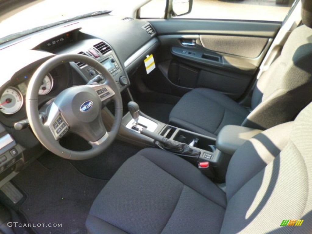 Black Interior 2014 Subaru Impreza 2.0i Premium 4 Door Photo #89718781